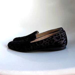 Birdies Starling Leopard Slipper Flat 5.5